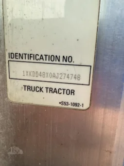 
										For sale – 2010 KENWORTH T800 – Day Cab Truck full									