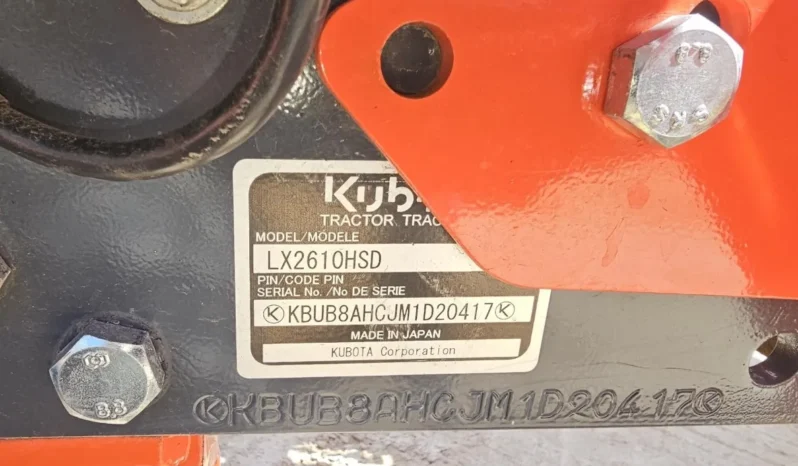 
								For sale – 2023 Kubota LX2610 full									